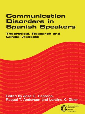 cover image of Communication Disorders in Spanish Speakers